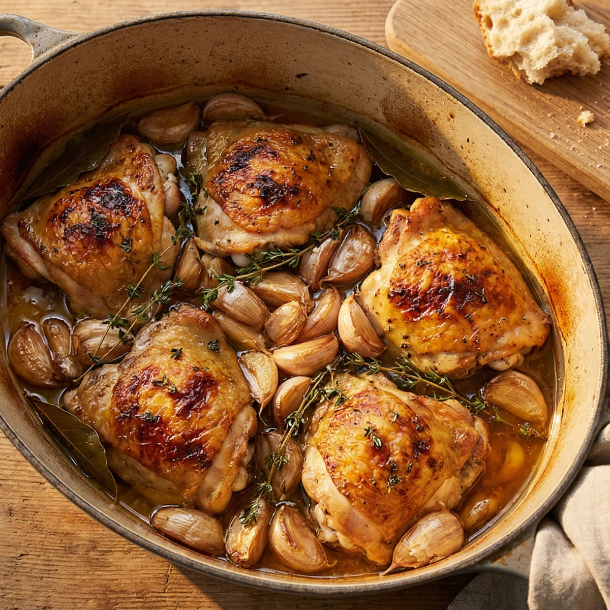 Chicken with 40 Cloves of Garlic | Culinary Explorer